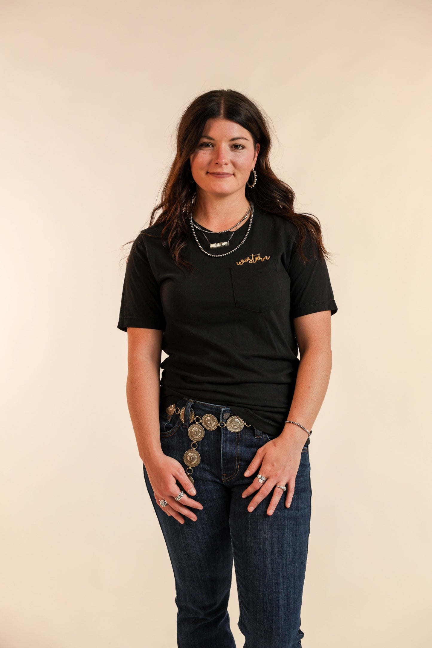 Round Concho Belt
