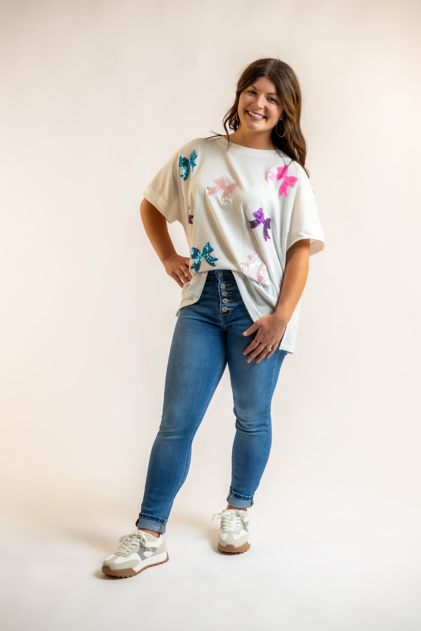 Sequins Bow Top