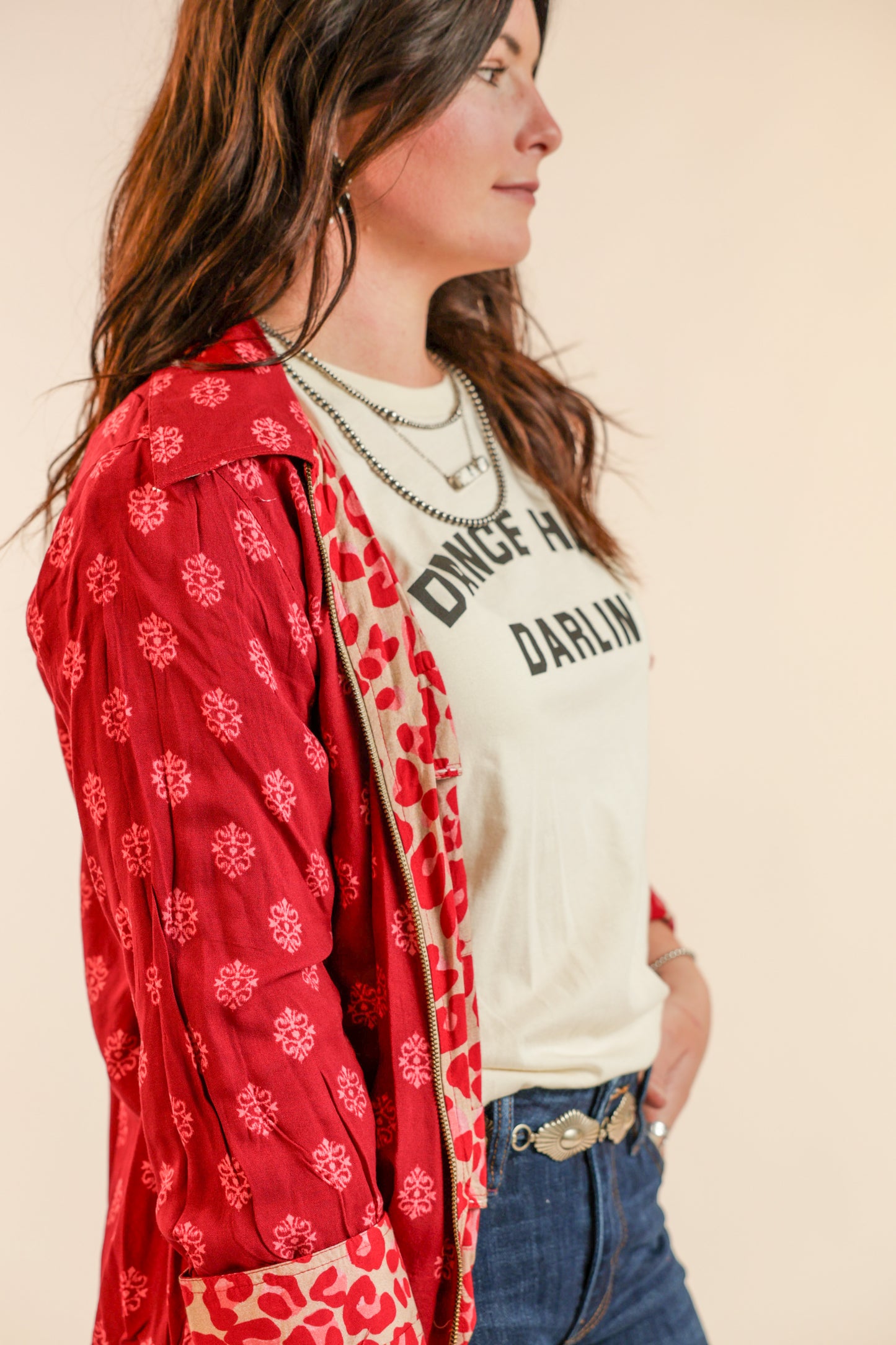 Leopard Floral Jacket