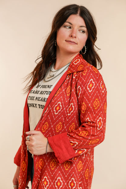 Floral Patched Jacket