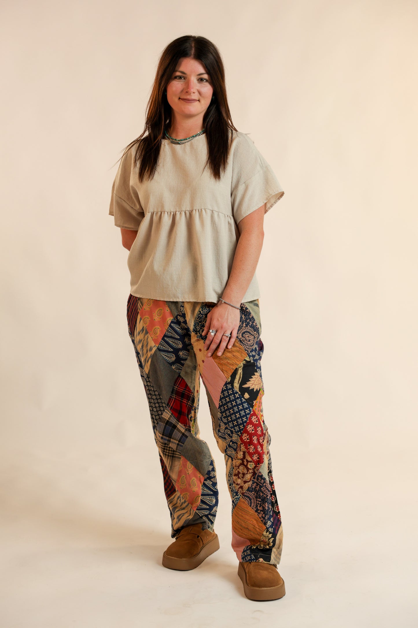 Patchwork Pants
