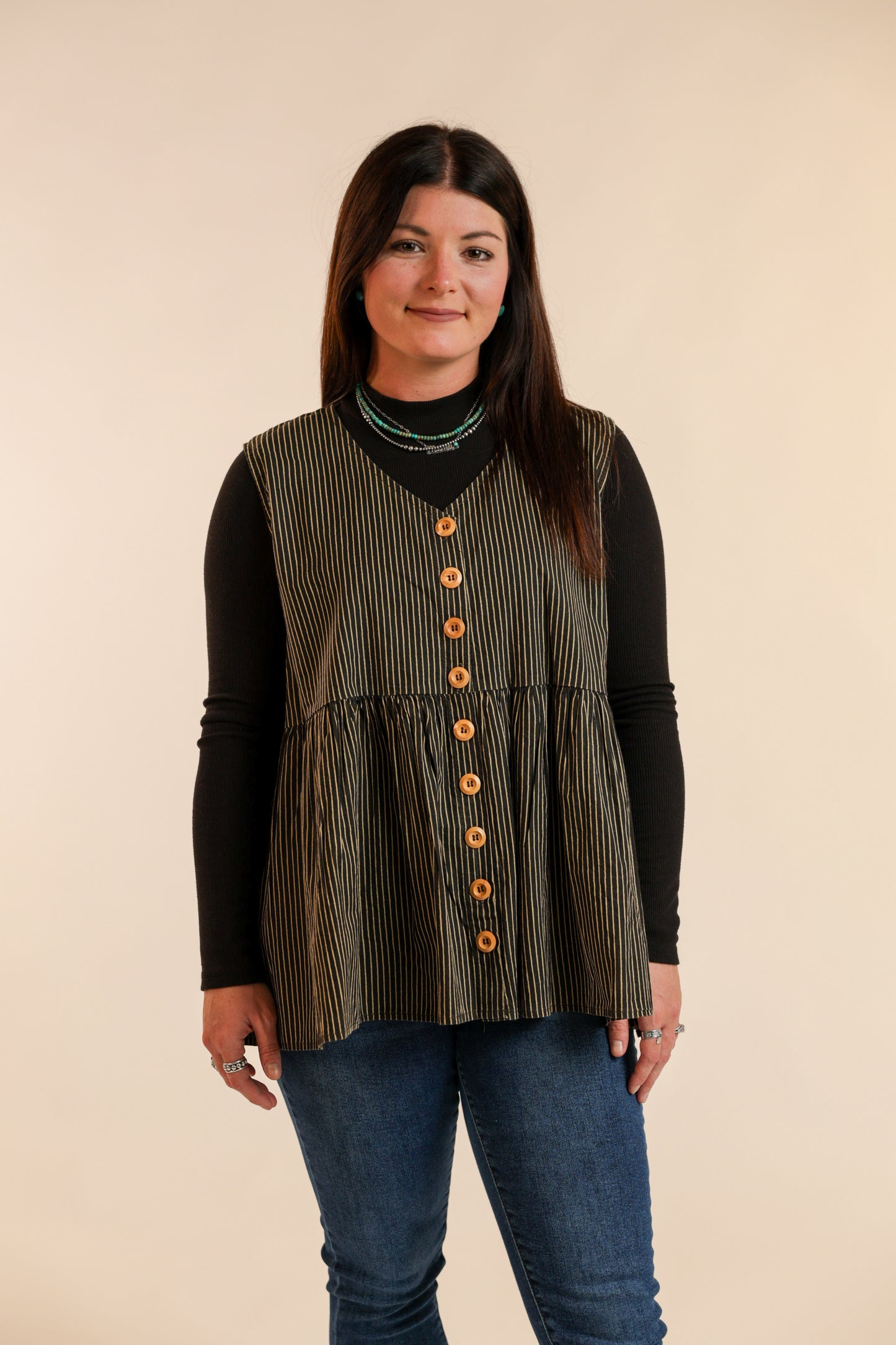 Black Sleeveless Top