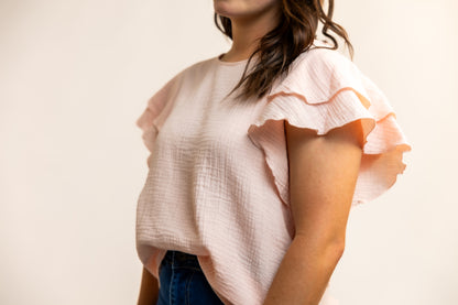 Ruffle Sleeve Top